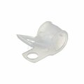 American Imaginations 0.25 in. Clear Plastic Cable Clamp AI-37407